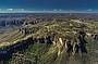 Blue Mountains - Aerial views of Narrowneck and Katoomba surroundings, Destination NSW